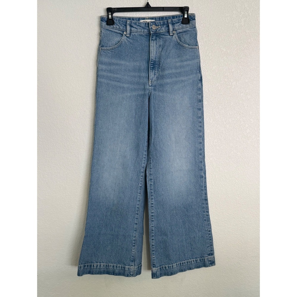 Rollas High Rise Wide Leg Jeans Blue Denim Size 26 Aussie 8